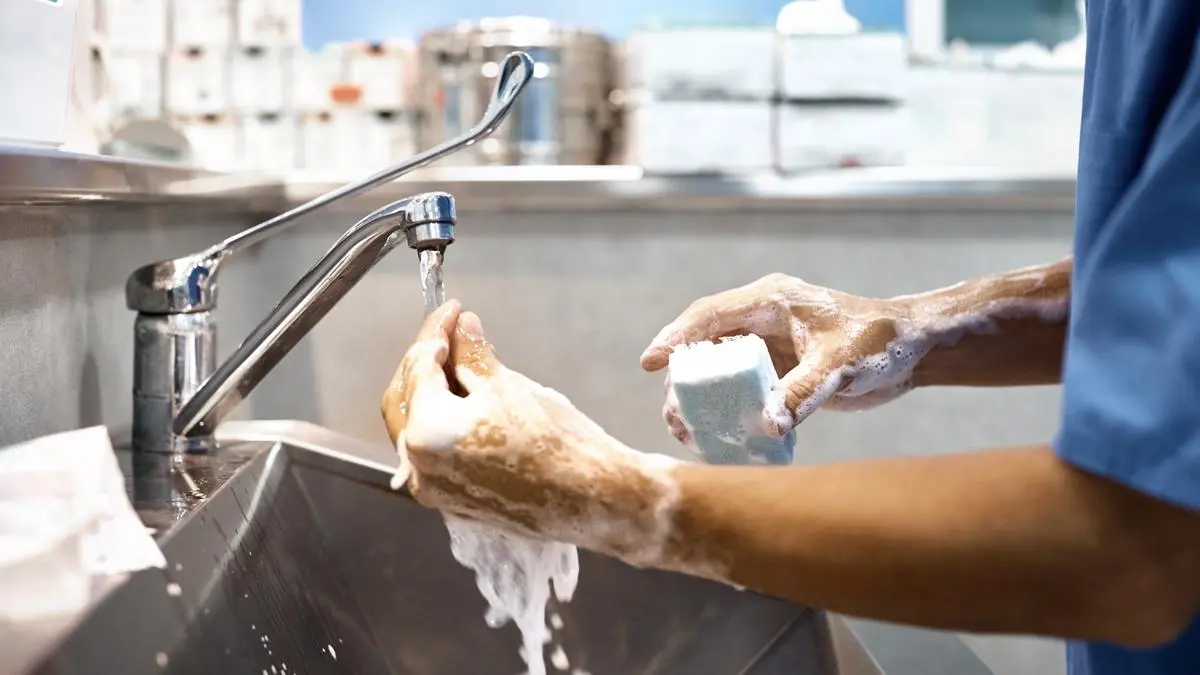 دستهای تمیز و شسته شده با صابون به عنوان یکی از اصول اساسی بهداشت فردی