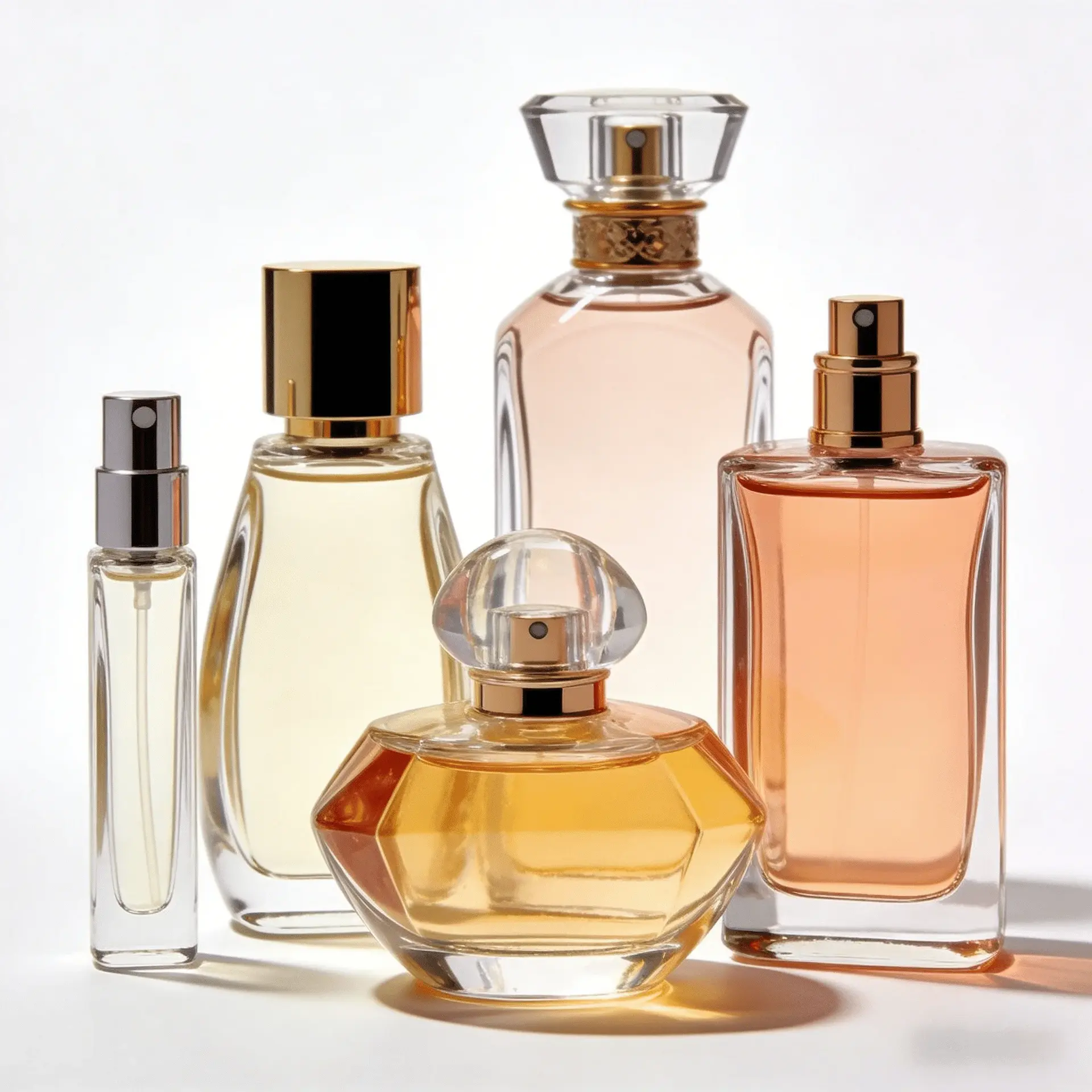 مقایسه بوتیلهای مختلف عطر با غلظتهای متفاوت