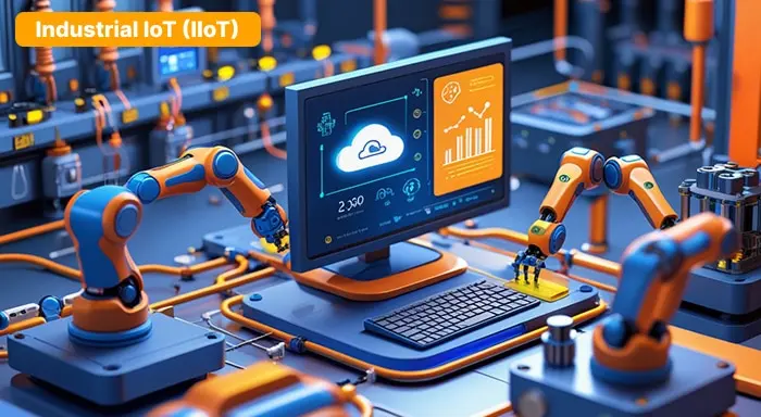 نمونهای از دستگاههای متصل به اینترنت در محیطهای صنعتی