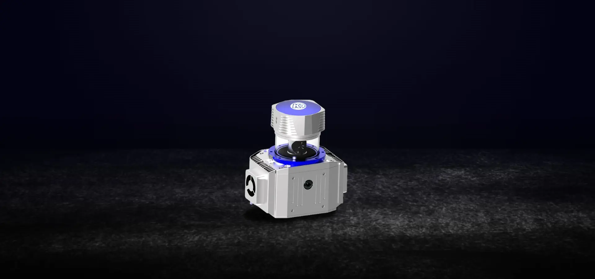 دستگاه LiDAR هوایی نصب شده بر روی یک هواپیما