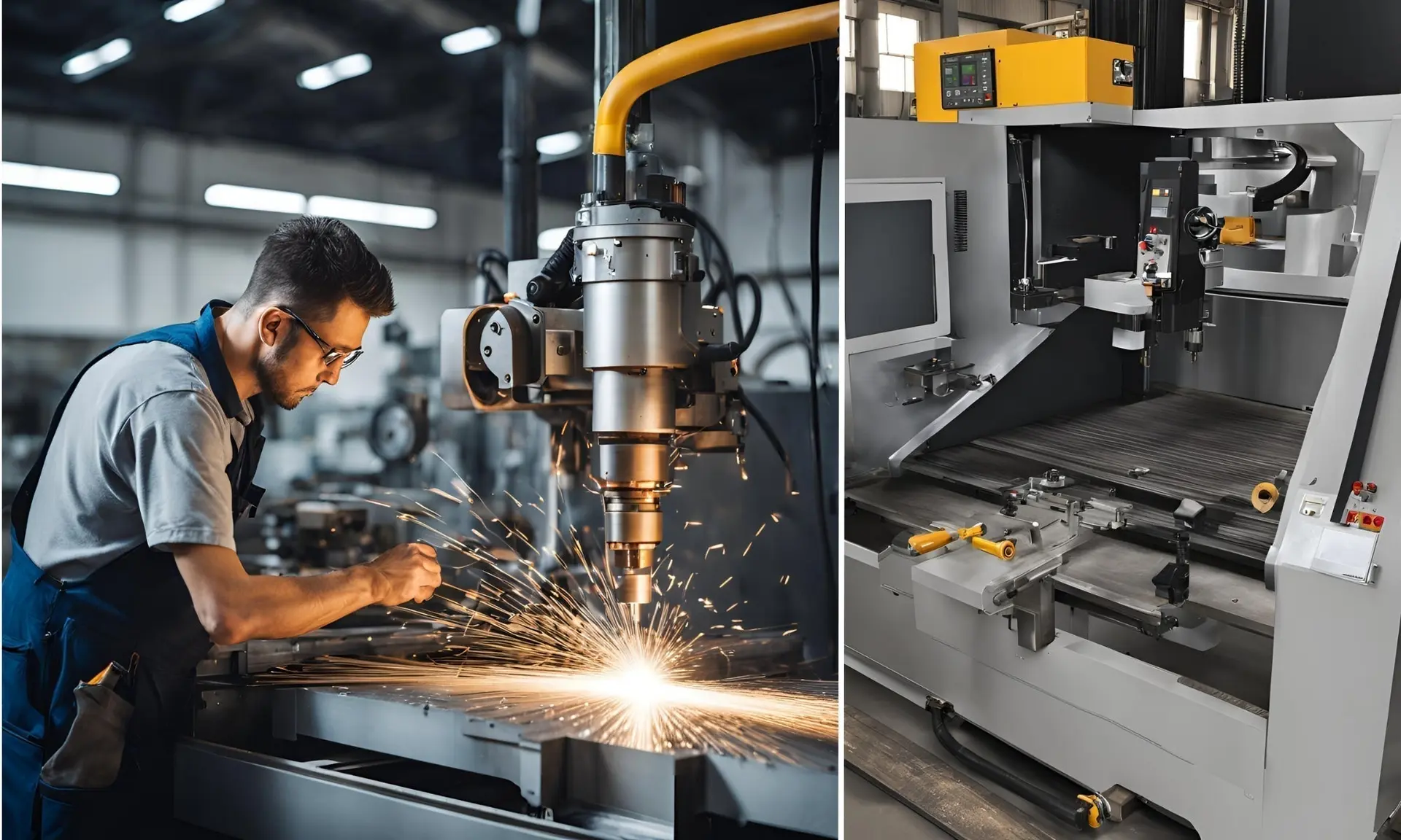 قطعات فلزی دقیق تولید شده توسط دستگاه برش CNC در صنعت خودروسازی