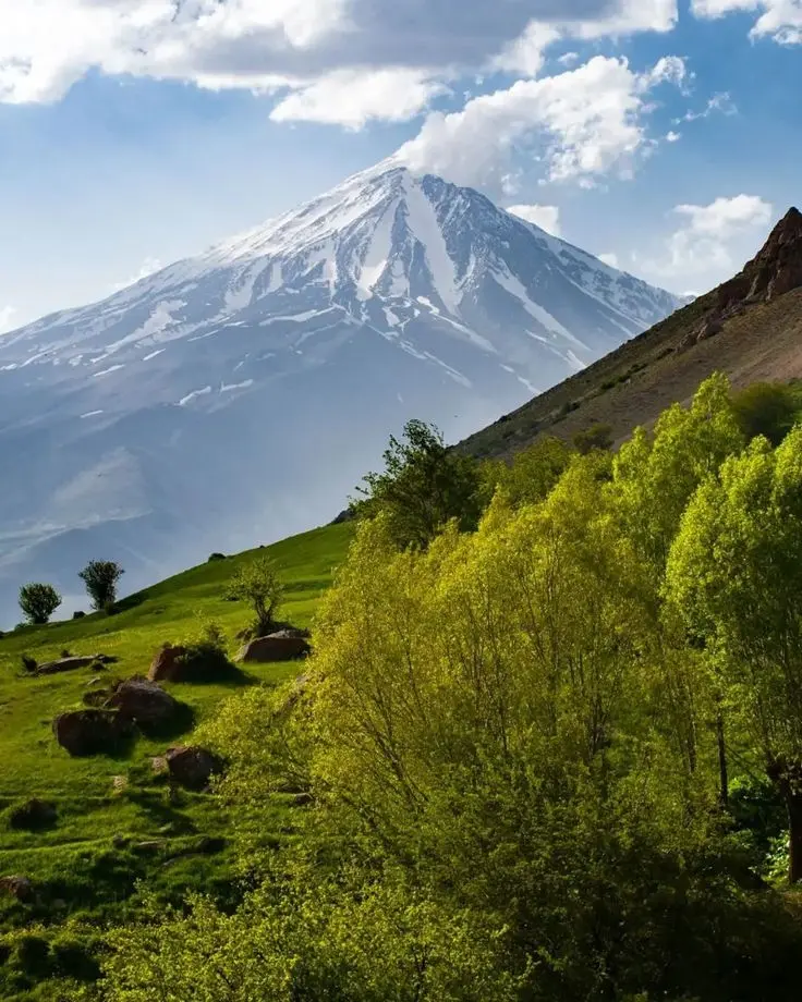 روستاهای سنتی و خانههای قدیمی در نزدیکی کوه سبلان