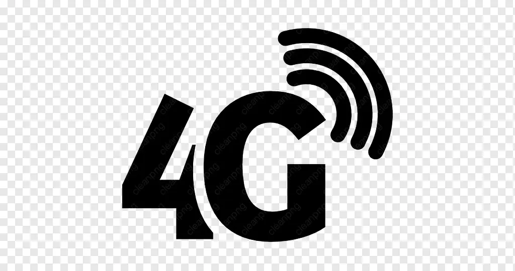 دستگاه تلفن همراهی که به شبکه 4G متصل است و نشانگر سرعت بالا را نمایش می‌دهد