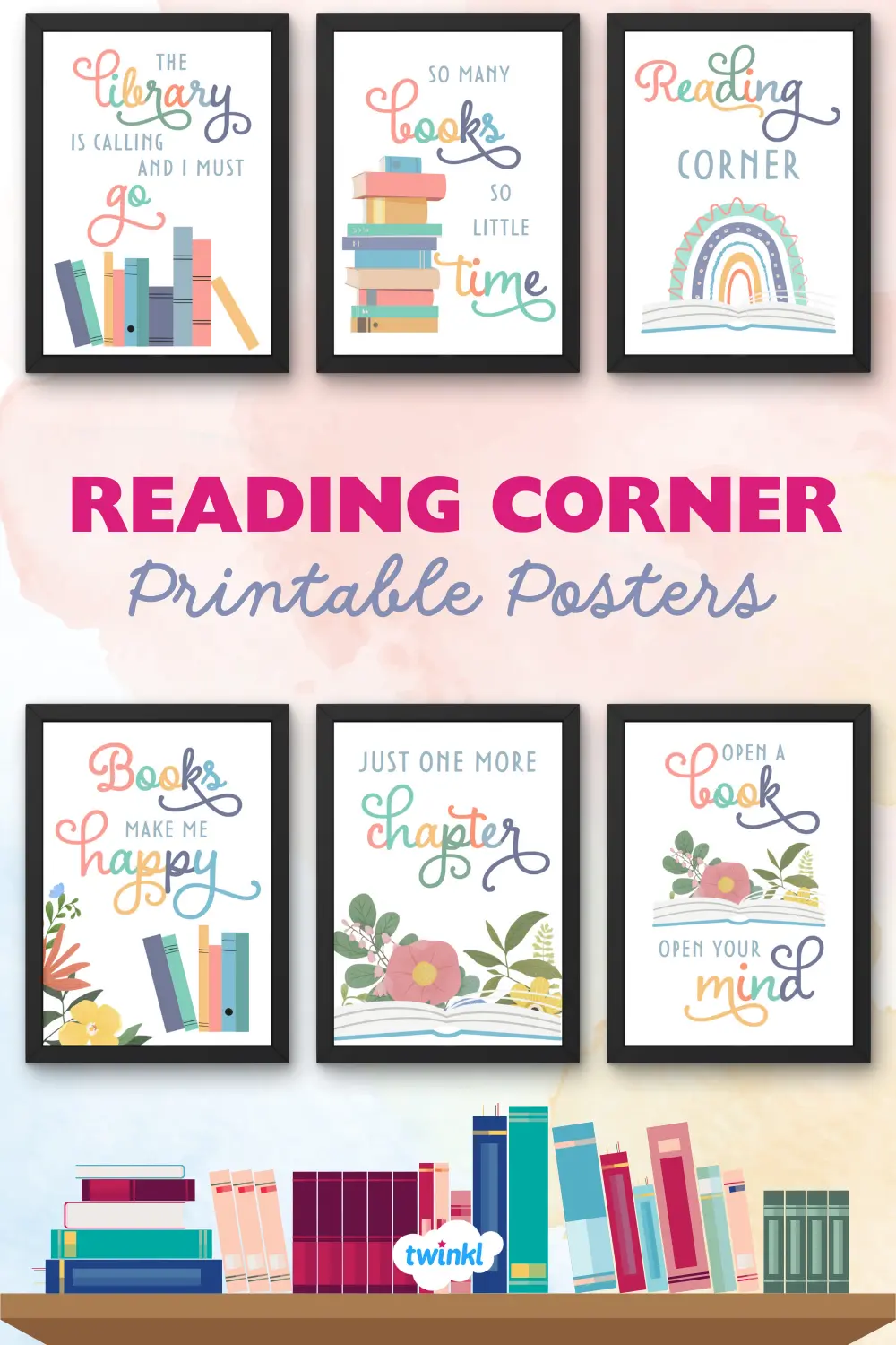 یک کتاب باز روی میز مطالعه با چای و کتاب‌های دیگر در پس‌زمینه، نشان‌دهنده محیطی آرام برای کتابخوانی روزانه