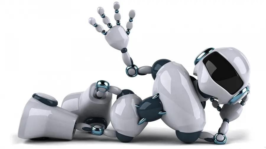 یک ربات مدرن که نشان‌دهنده پیشرفت فناوری در اتوماسیون است