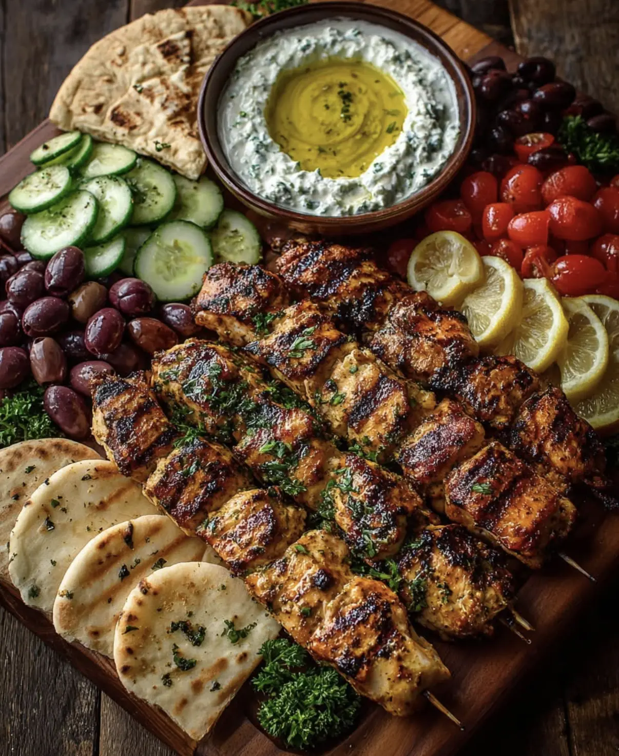 یک صحنهٔ غذایی سالم شامل ماهی، سبزیجات، غلات کامل و روغن زیتون