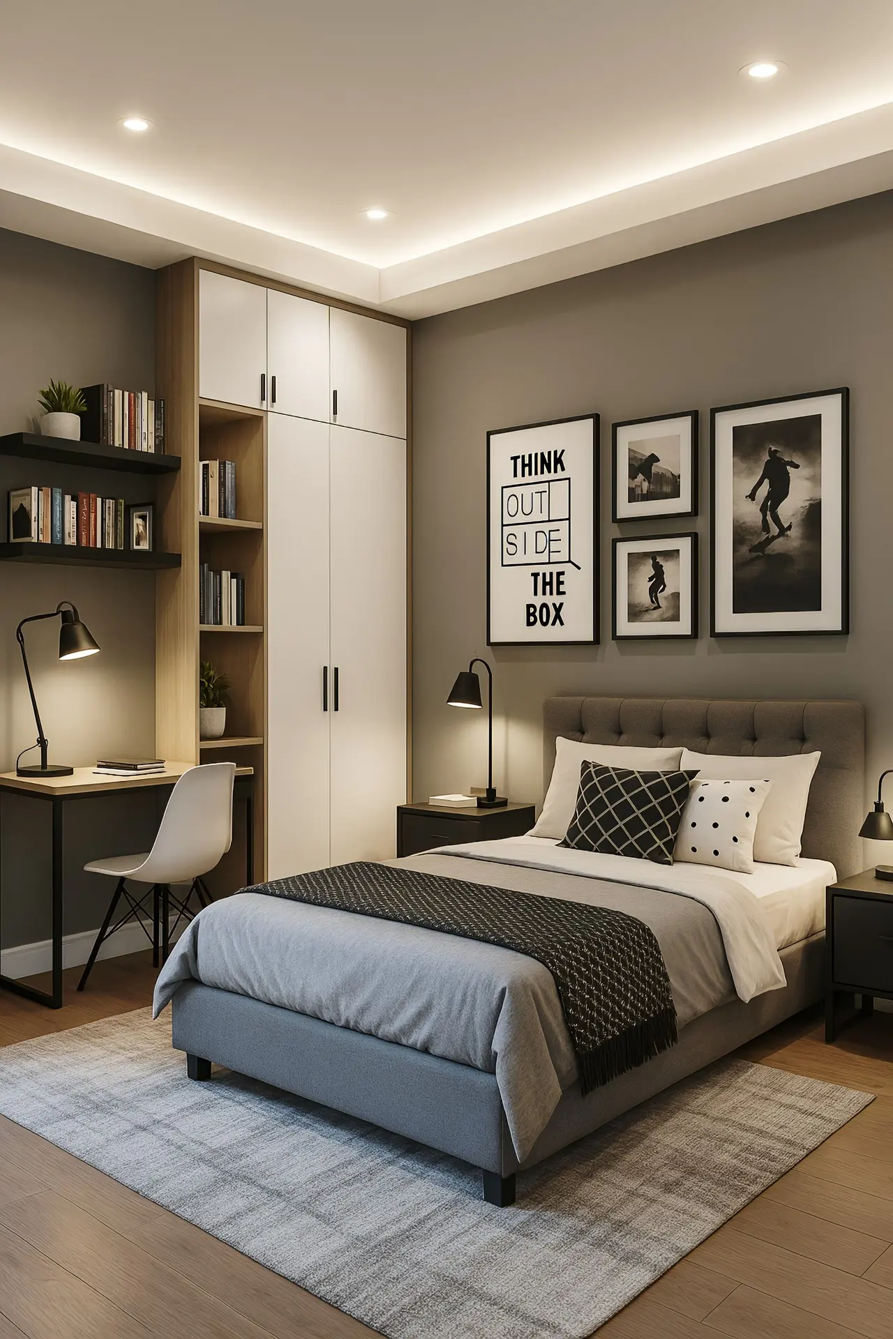 تخت چندکارکردی برای اتاق نوجوانان