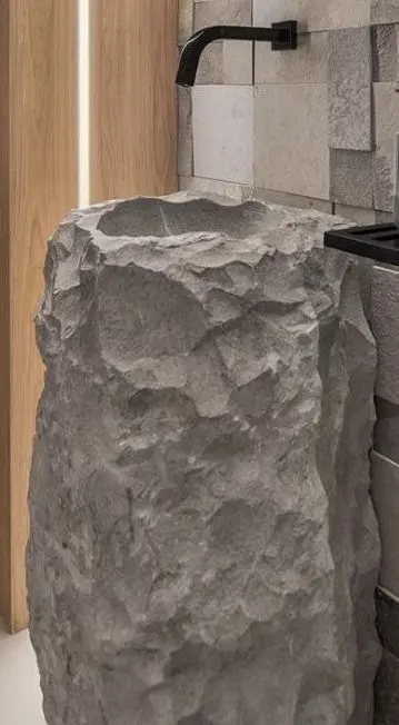 نصب روشویی سنگی با دقت و استفاده از مواد مناسب