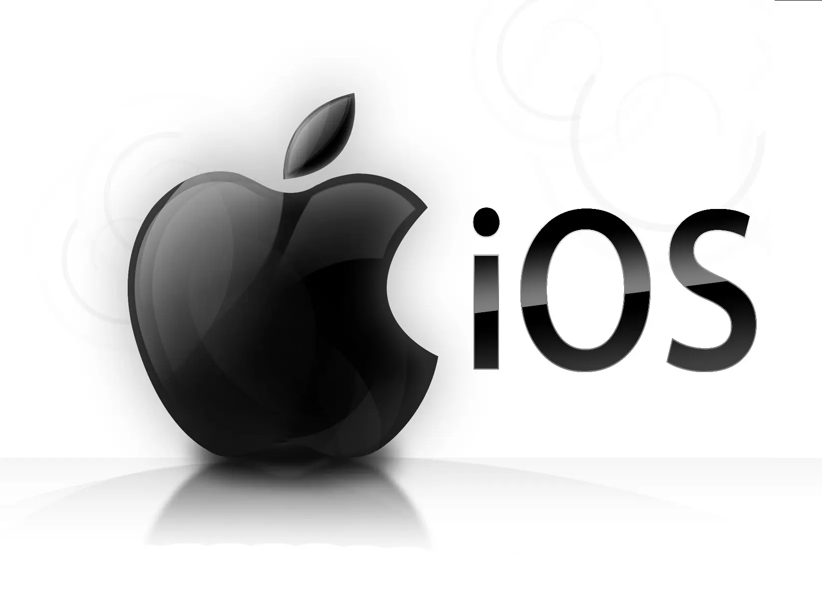 دستگاه آیفون با رابط کاربری iOS و آیکونهای برنامههای مختلف