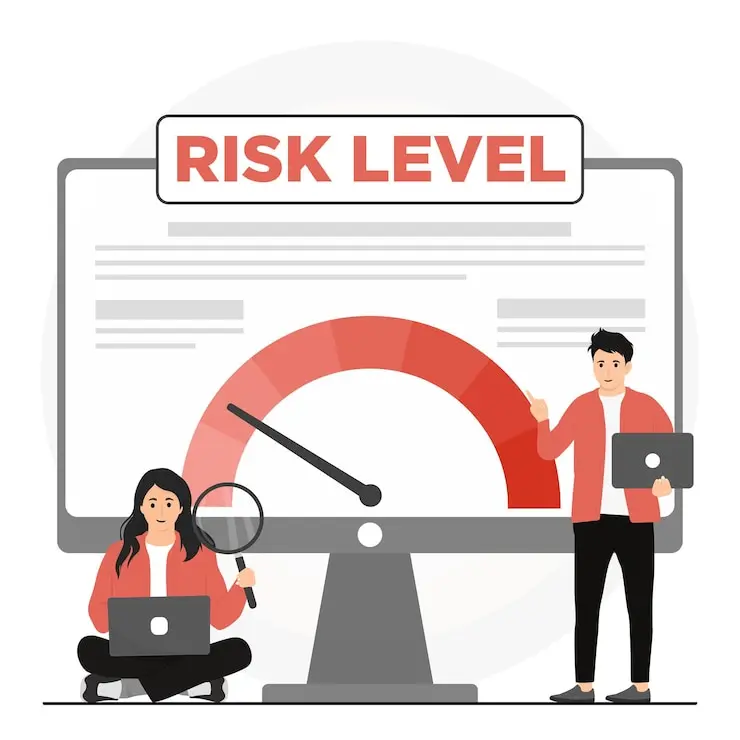 نمودار مفهوم مدیریت ریسک در کسبوکار