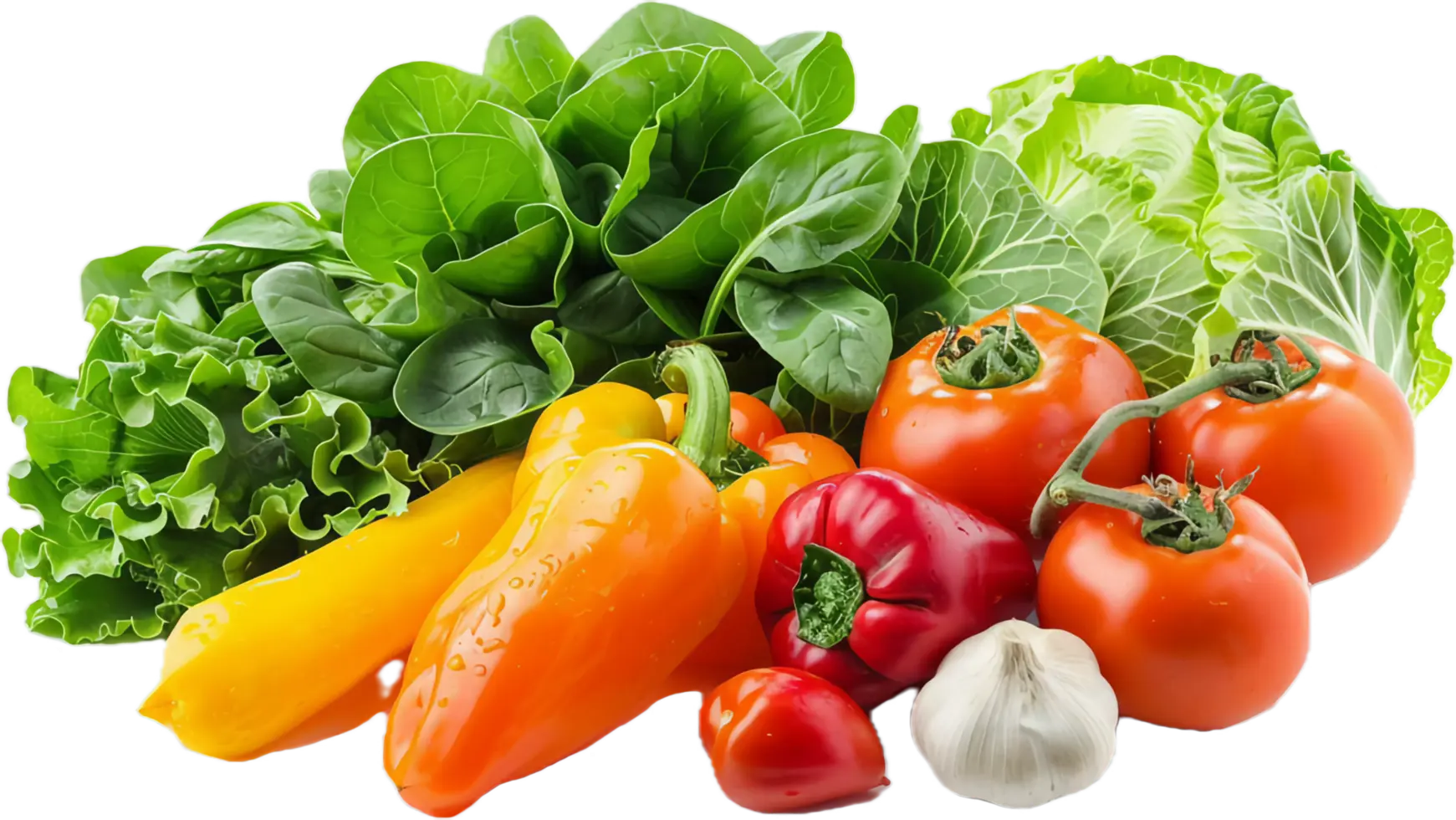 سبزیجات تازه و متنوع برای آشپزی سالم
