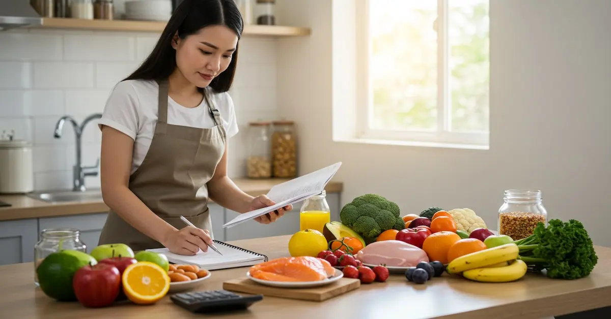 راهنمای برنامهریزی غذایی با استفاده از مواد غذایی کامل و طبیعی