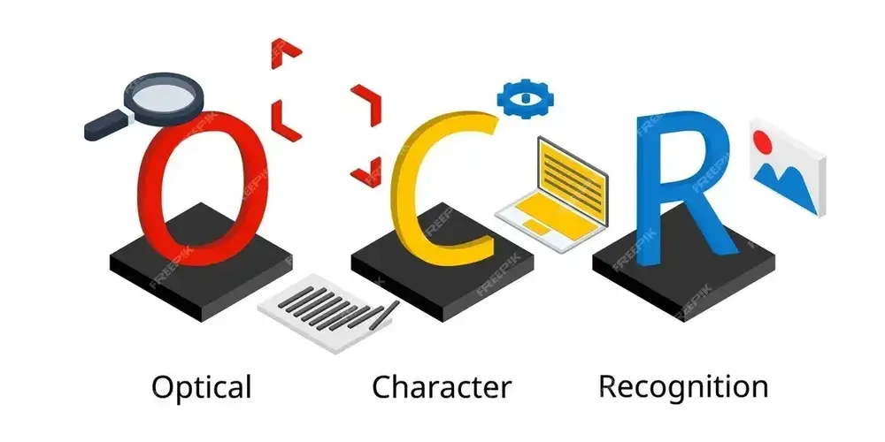 نمونهای از فرآیند تبدیل متن از تصویر به داده با استفاده از فناوری OCR هوشمند