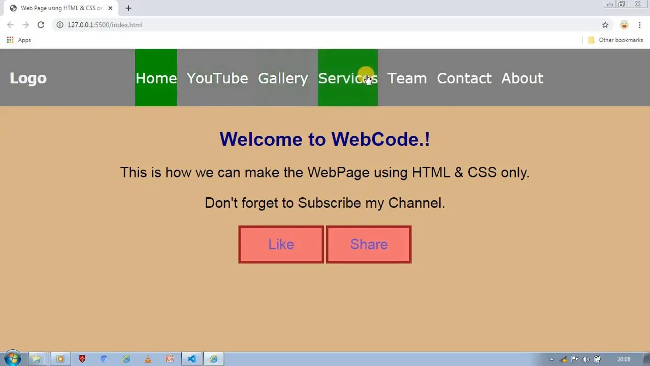 نمونه‌ای از کد HTML برای ایجاد یک فرم ساده با استفاده از تگ‌های form، input و button