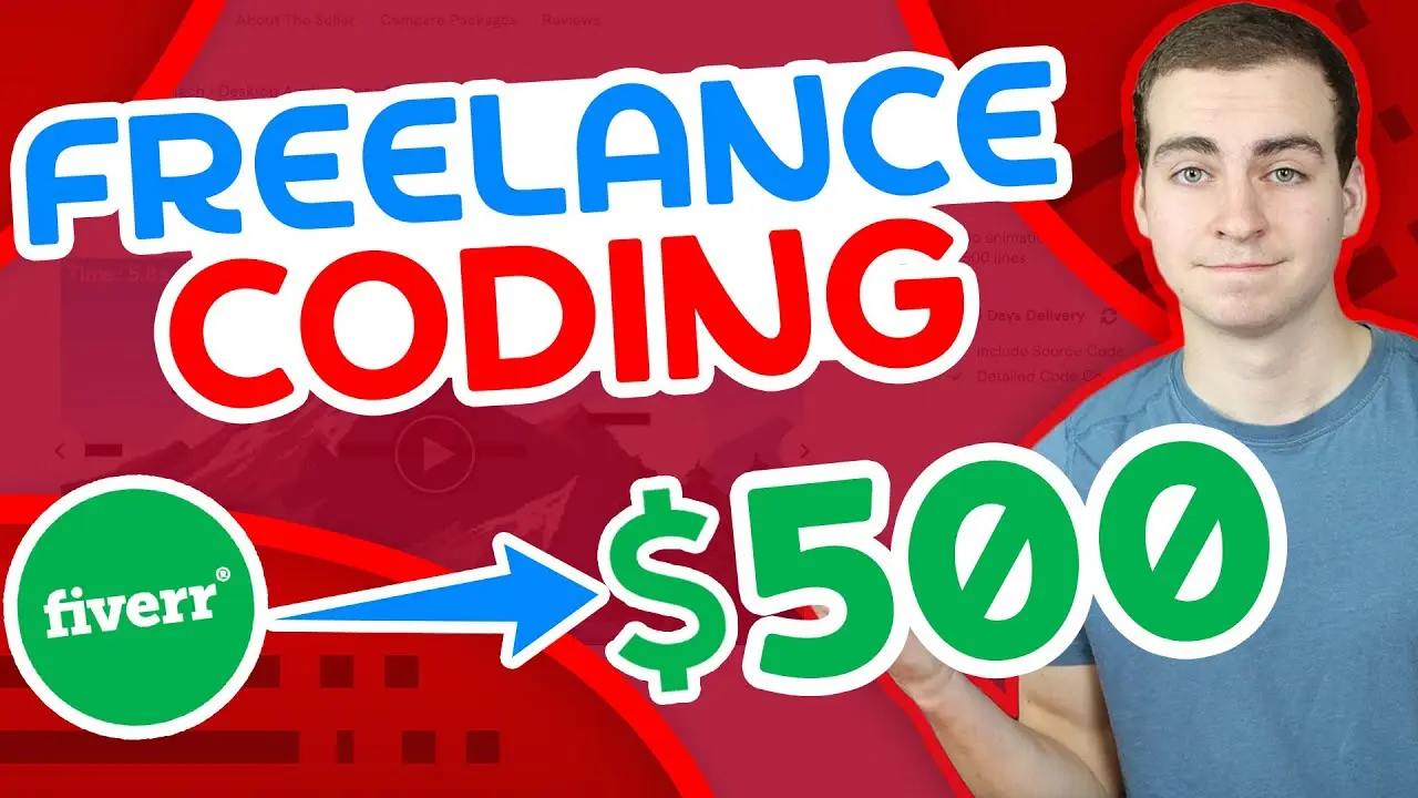 برنامهنویس فریلنسری در حال کار بر روی پروژه