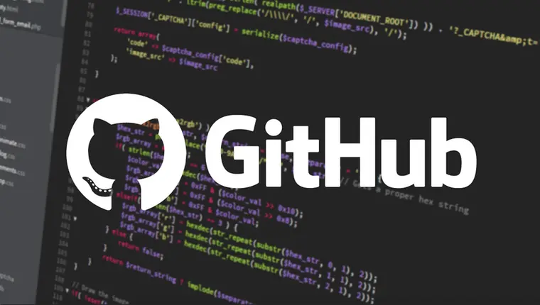 نمای کنسول GitHub با دستورات و امکانات مدیریت کد