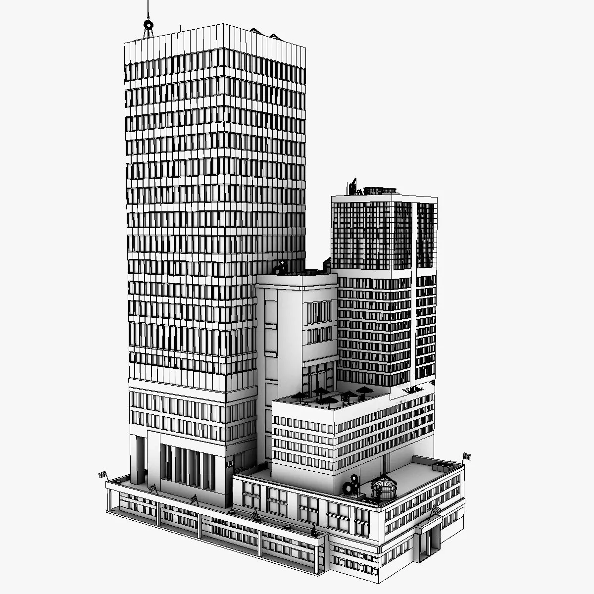 نمونهای از مدلسازی دقیق در رندرینگ معماری با توجه به جزئیات