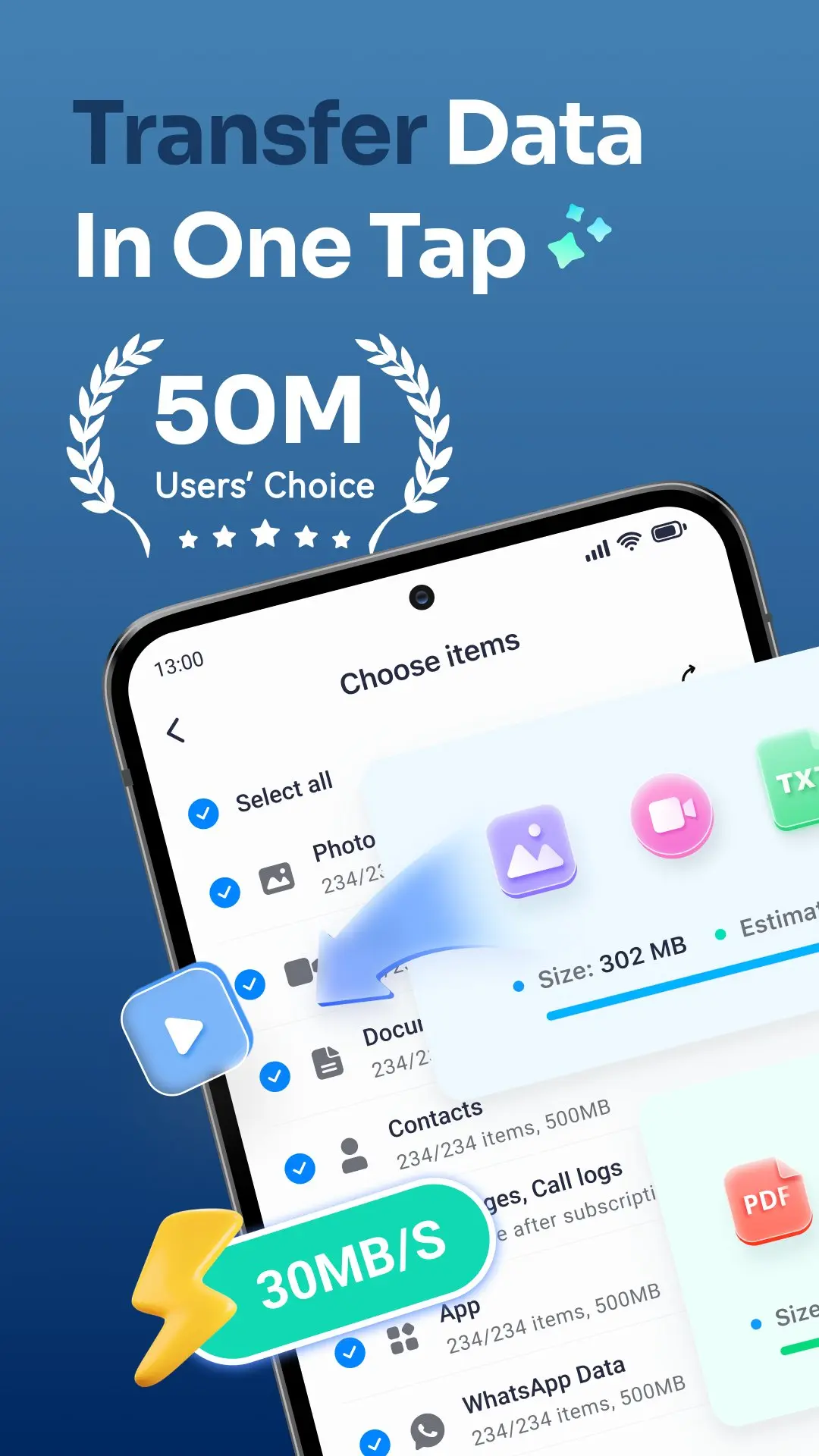 نمایش صفحه انتقال دادهها از اندروید به آیفون با استفاده از برنامه Move to iOS