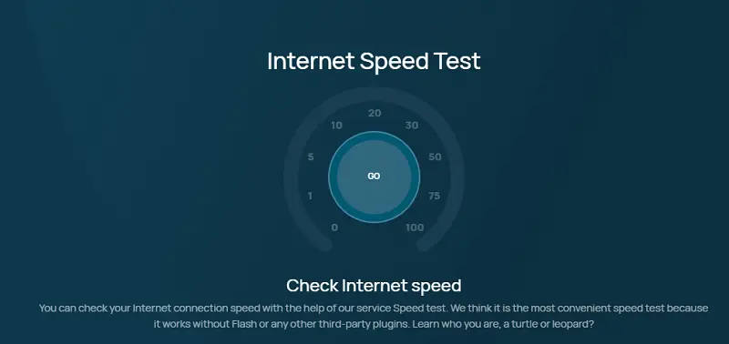 نمایشگر سرعت اینترنت با عددهای مختلف Mbps