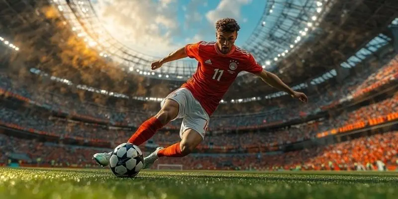 برنامه مسابقات فوتبال هفت‌نفره در یک سالن ورزشی