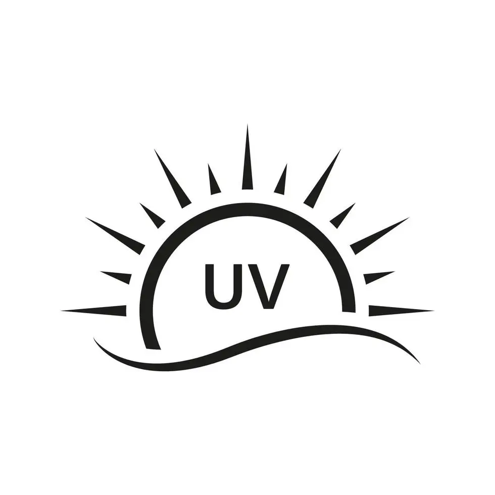 نماد گرافیکی روش‌های محافظت در برابر اشعه‌های UVA و UVB