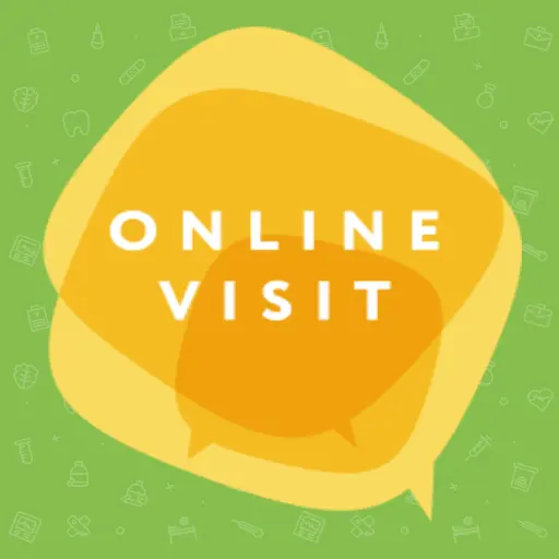 پزشک در حال انجام ویزیت آنلاین با بیمار از طریق لپتاپ
