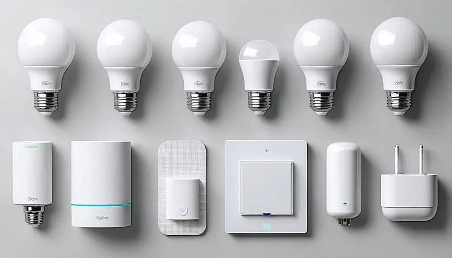 یک مجموعه دستگاههای هوشمند متصل به شبکه Zigbee